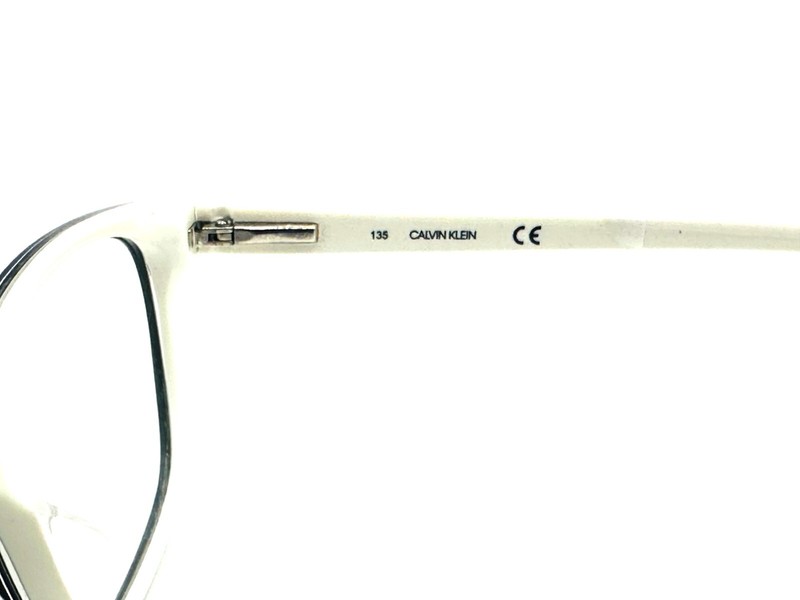 ORIGINAL CALVIN KLEIN CK18515 002 Black/White Women Eyeglasses 53mm 15 135 gallery