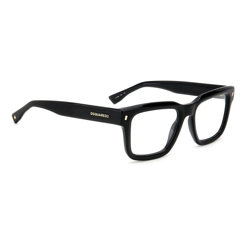 Dsquared2 D2 0090 Black Stylish Men’s Thick Large Eyeglasses