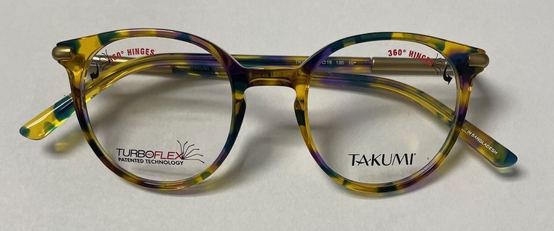 TAKUMI CHILDREN’S EYEGLASSES TK 1251 TURBO FLEX SPRING HINGE TEMPLES FAST SHIP