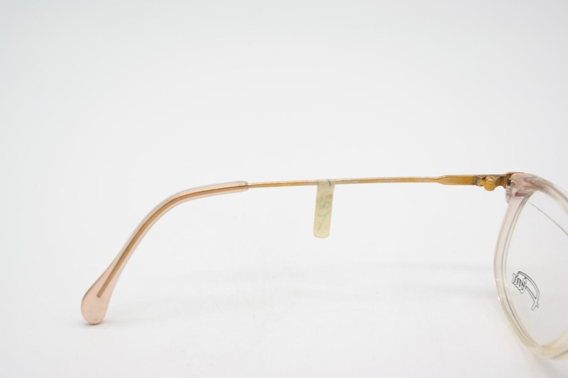 Vintage Glasses Flair OPERA 2 Transparent Gold Oval Eyeglass Frame gallery