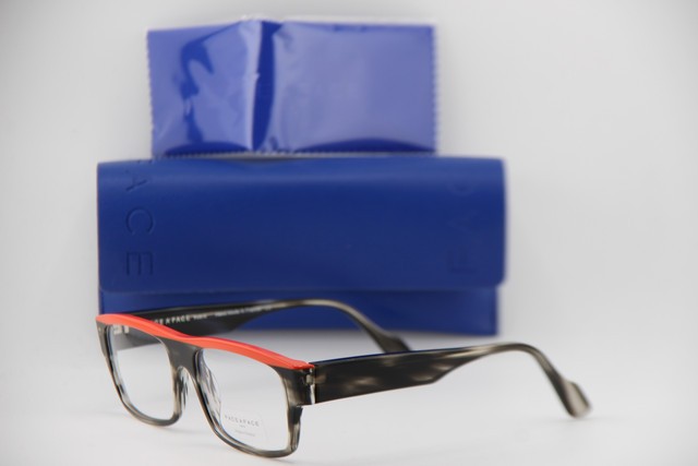 NEW FACE A FACE ARMAN 2 COL 2061 GO GREY ORANGE EYEGLASSES FRAMES 57-17