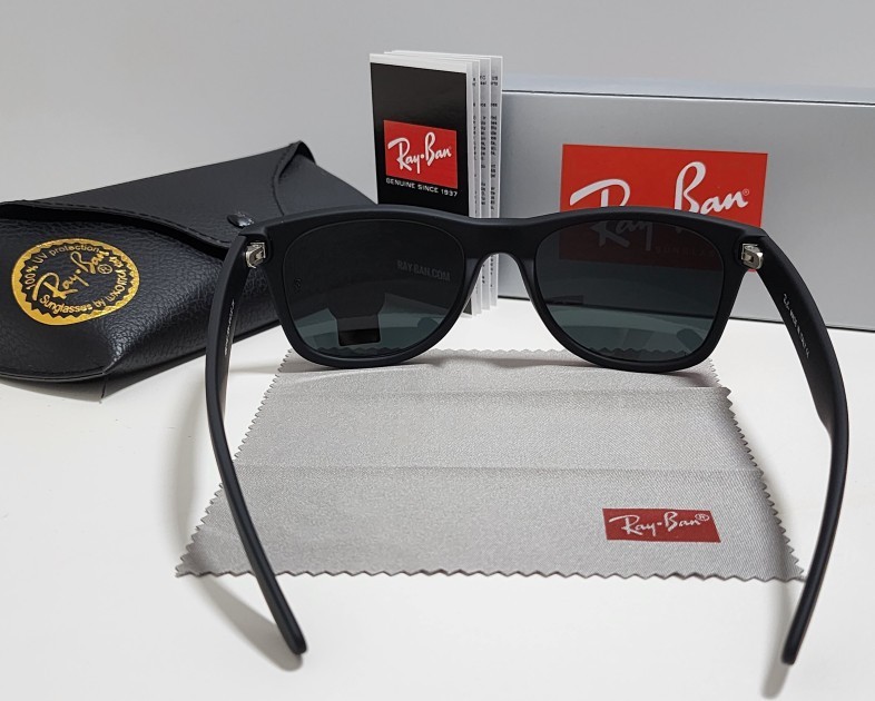 Ray-Ban RB2140 Classic Wayfarer Sunglasses Black Frame Glass black Lens 50/22 mm gallery
