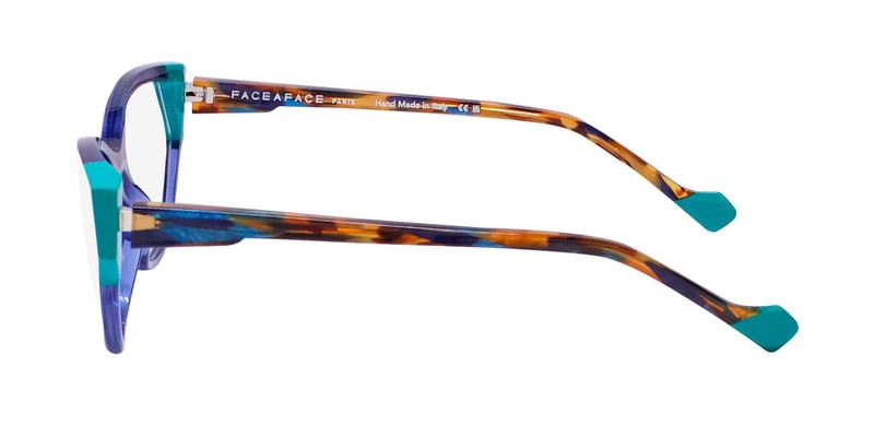NEW FACE à FACE IPSSO 2 EYEGLASSES FULL-RIM BLUE CAT EYE 55-17-140 008 WOMENS gallery