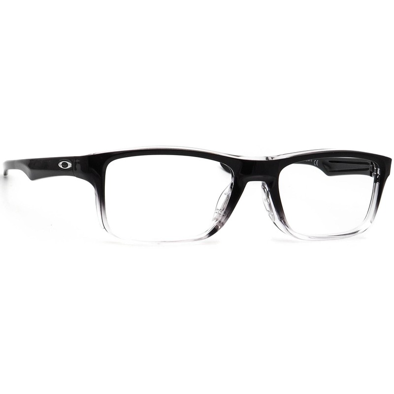 Oakley Eyeglasses OX8081-1253 Plank 2.0 Black Clear Fade Square Frame 53[]18 139