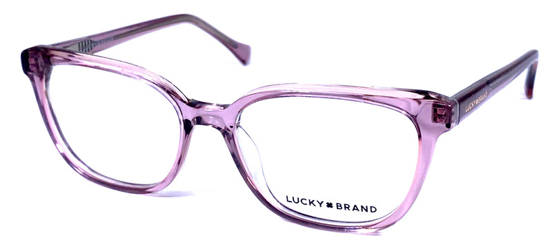 LUCKY BRAND KIDS VLBD726 NOS Pink Purple Crystal 49-15-130 Eyeglasses Frame