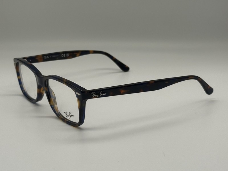 NEW RAY BAN RB 5428 8174 BLUE TORTOISE EYEGLASSES FRAME RX 53-17