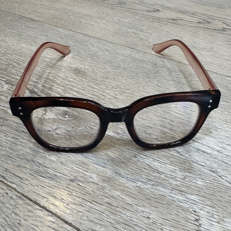 Madison Avenue Square Tortoise Pink Blue Light Glasses DI P 25PL8822B Women gallery