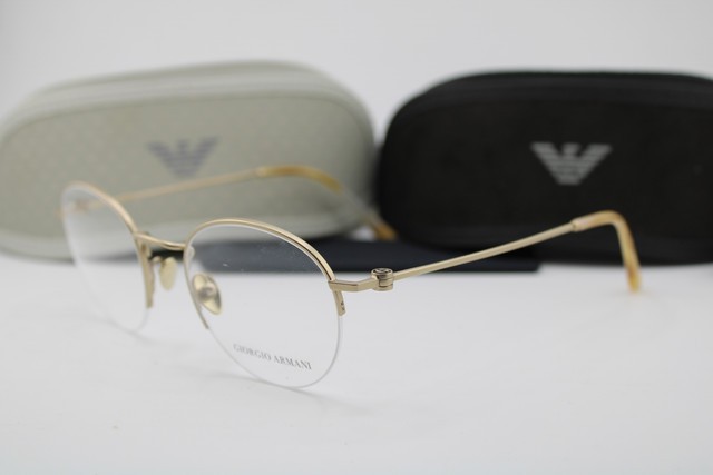 NEW GIORGIO ARMANI AR 5123 3002 GOLD GREY HAVANA AUTHENTIC EYEGLASSES 49-21