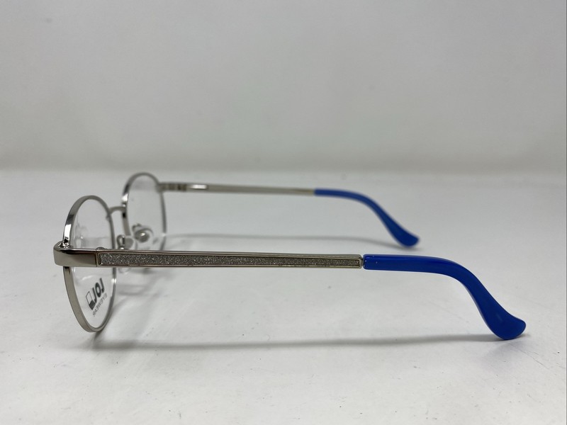 LOL Eyewear LOL-34 BLUE 45-16-125 Blue/Silver Full Rim Eyeglasses Frame 1504 gallery