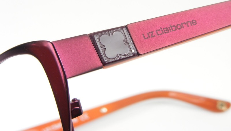 LIZ CLAIBORNE L398 02A0 Satin Plum Metal Eyeglasses Frame 51-15-130 NO LENS NEW gallery