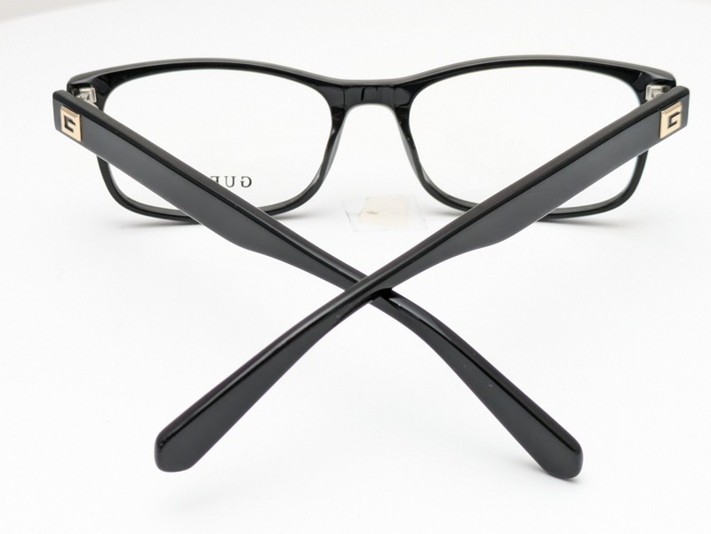 Guess GU 1993 001 Shiny Black Men's Eyeglasses Frames 54-17-145 gallery