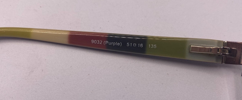 COACH EYEGLASSES FRAMES ONLY HC5004 MULTICOLOR HALF RIM 51-16-135 gallery