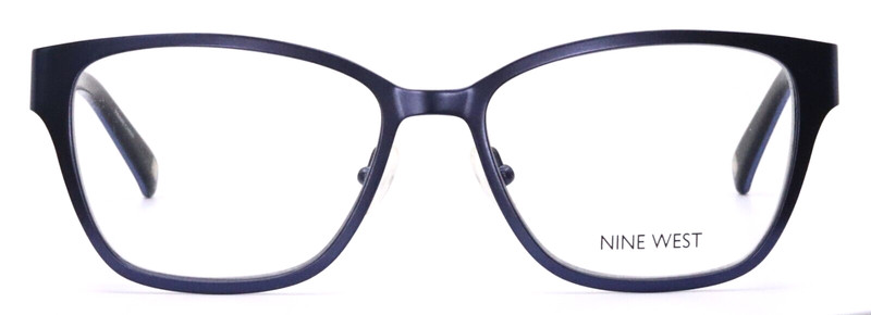 Nine West NW1059 434 Navy W-Cheetah Womens Cat Eye Eyeglasses 52-16-135 B:40 gallery