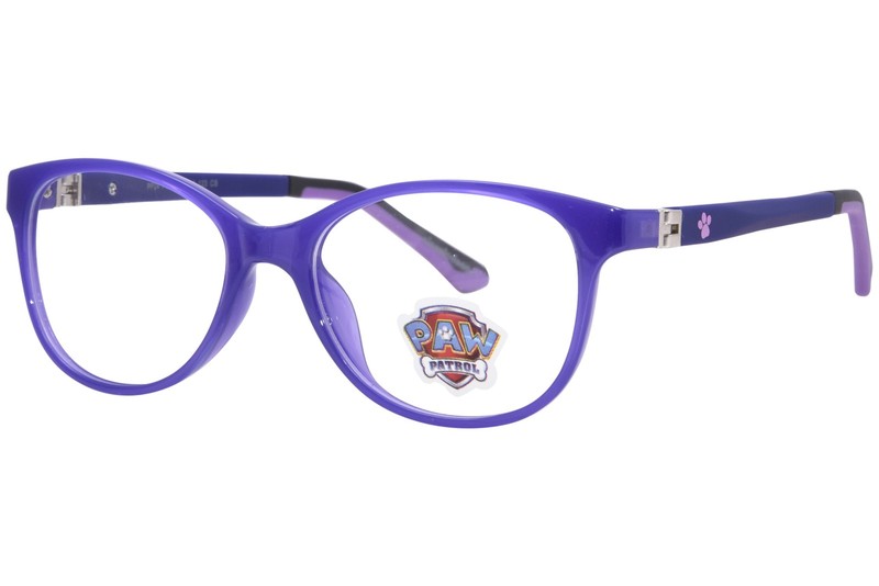 Paw Patrol PP24 PUR Eyeglasses Youth Kids Girl’s Purple Full Rim 48mm