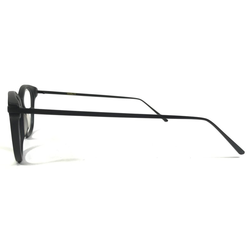 Iconik Eyeglasses Frames Saraya C02 Gray Blue Round Horn Rim 50-17-140 gallery