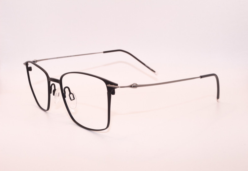 NEW CHARMANT CH16706 BLACK GUNMETAL AUTHENTIC DESIGNER EYEGLASSES 50-17