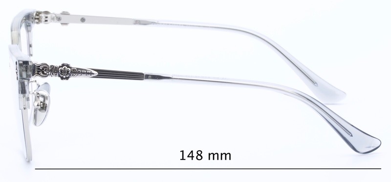 Brand New Heavy Titanium Metal chrome Heart Style Mens Large glass51-20-148 gallery