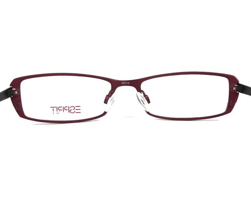 Esprit Eyeglasses Frames ET17363 513 Burgundy Gray Rectangle Full Rim 50-16-135 gallery