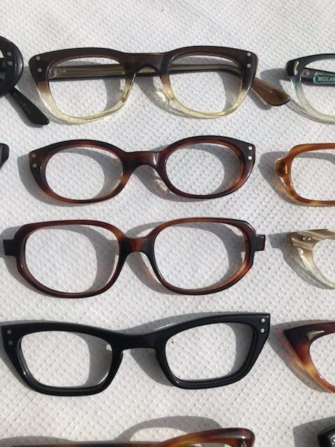 NOS VTG Lot of 26 Pcs. 1950's 1960's Children's Eyeglasses Fronts B&L A/O Shuron gallery