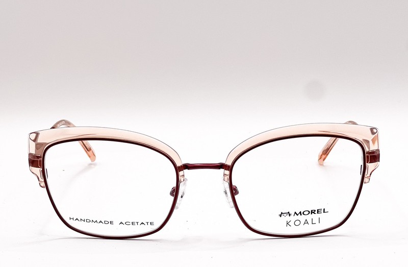 NEW MOREL 20069K PR16 PINK AUTHENTIC EYEGLASSES 54-20-145 gallery