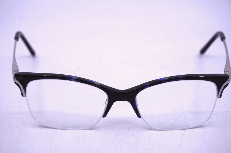 Wittnauer Clarisse Indigo Demi Eyeglass Frames Only For Women 52[]17-135 Marble