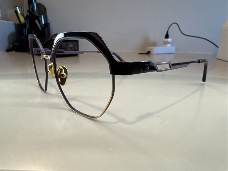 Coco And Breezy CB Soul 101 Eyeglass Frames Purple And Black 52[]17 145 #309 gallery