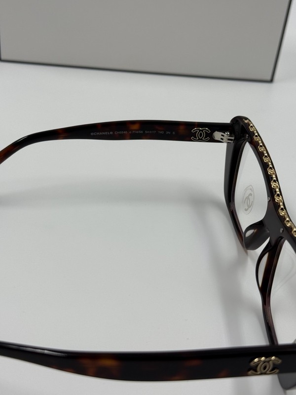 NEW CHANEL CH3480 Tortoise Acetate & Gold CC Trim Eyeglasses - 100% Authentic gallery