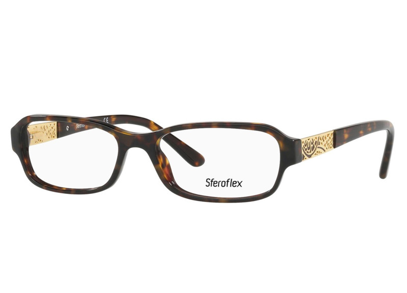 SFEROFLEX SF 1573 C213 TORTOISE GOLD AUTHENTIC EYEGLASSES RX 52-16-135 BRAND NEW