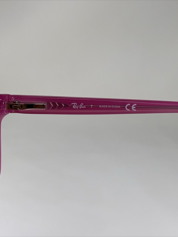 RAY-BAN JR RB1536 3761 NOS Cherry Red/Pink Eyeglasses Frame 48-16-130 gallery