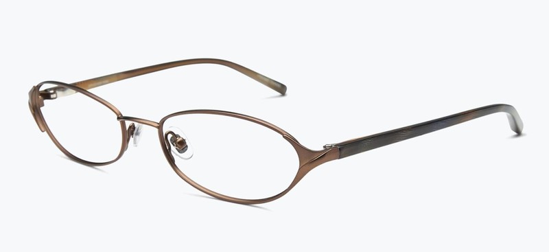 New Jones New York Women’s Rx Eyeglasses With Soft Case – J467 Brown (53-17-135)
