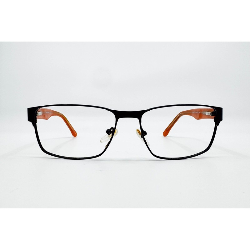 Link Occhiali Eyeglasses Mens Black Orange Link 1158 56-16-140 gallery