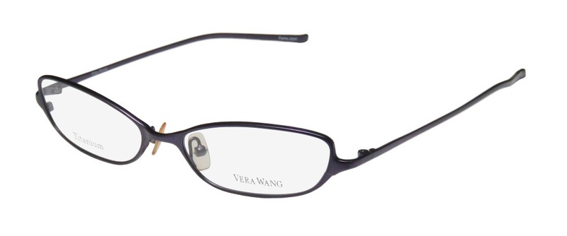 NEW VERA WANG V34 ELEGANT ALLERGY FREE CAT EYE TITANIUM EYEGLASS FRAME/GLASSES