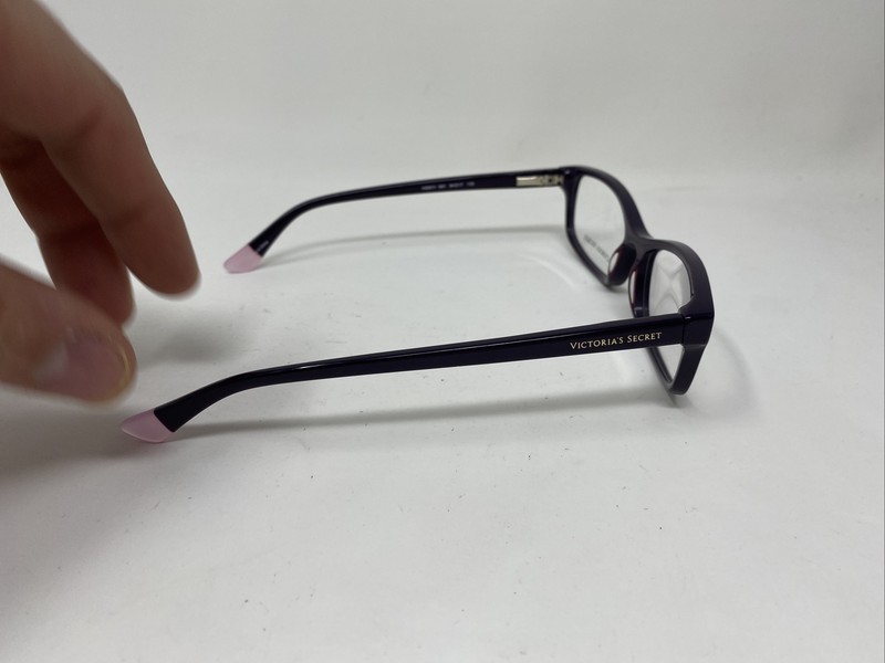 VICTORIAS SECRET VS5011 081 DARK PURPLE 54/17/135 FLEX HINGE EYEGLASSES PO09 gallery