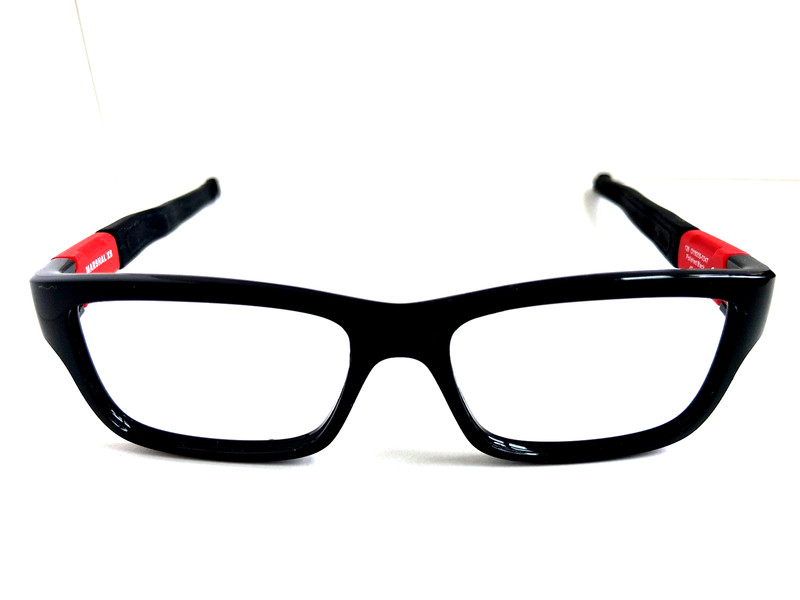For Parts – Oakley Marshal OY 8005-0347 Black 47mm Men’s Eyeglasses Frame BRKN .