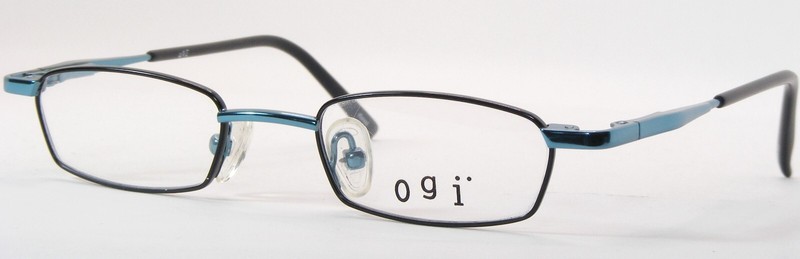 Ogi Kids OK55 685 BLACK /BLUE TEAL EYEGLASSES GLASSES FRAME 40-17-125mm (NOTES)