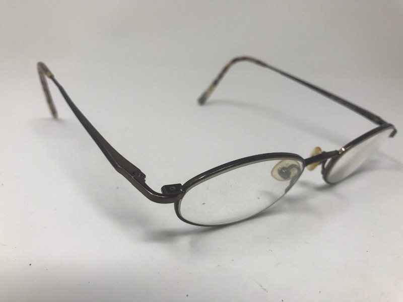 Magic Clip Womens Eyeglasses M254 47-18-145 Dark Brown Polish NR69 gallery