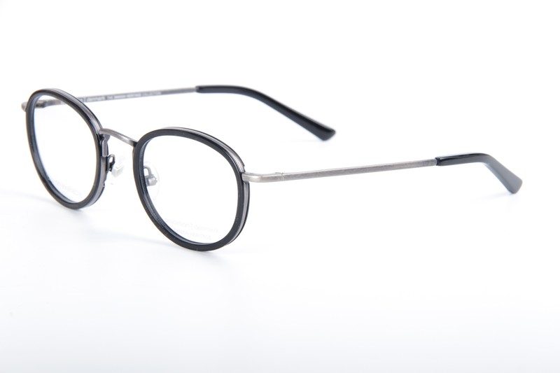 350$ PRODESIGN 4148 Round Black Eyeglasses Optical Frame K44-2
