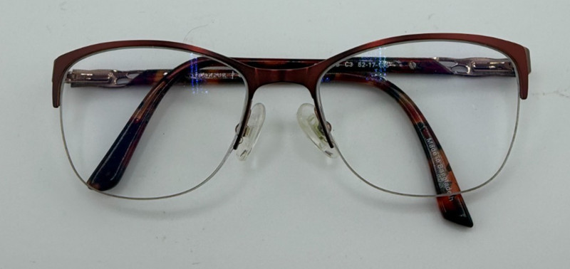 COTE DAZUR EUROPA FRAMES ONLY EYEGLASSES CDA-275 C3 BROWN 52-17-135