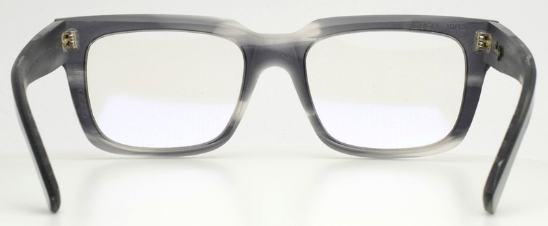 DANDY'S Rough Nerio Grey Horn Mens Rectangle Full Rim Eyeglasses 52-19-140 B:39 gallery