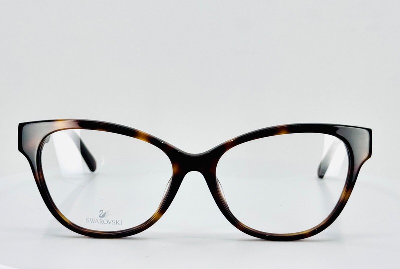 SWAROVSKI SK 5392 052 Tortoise Brown Womens Cat Eye Eyeglasses 55-16-140 B:44 A