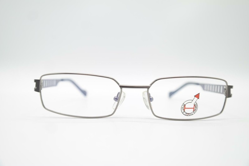 Trends and More Harrys 2048 Silver Black Square Glasses Frame New
