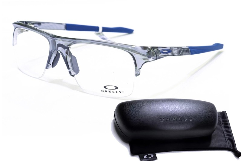 Oakley Plazlink OX8061-0358 Grey Shadow Optical Eyeglasses Frames 58-19-140