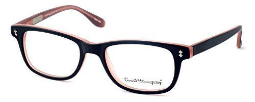 Ernest Hemingway 4617 Designer Reading Glasses in Matte-Black Pink ; +1.75