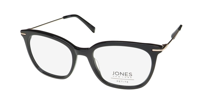 NEW JONES NEW YORK J240 PETITE EYEWEAR PLASTIC BLACK BLACK WOMENS FULL-RIM