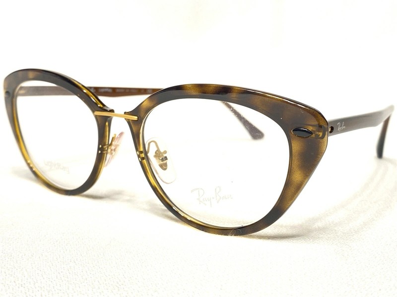 NEW Ray Ban Lightray RB7088 2012 Womens Tortoise Cats Eye Eyeglasses Frames 52mm