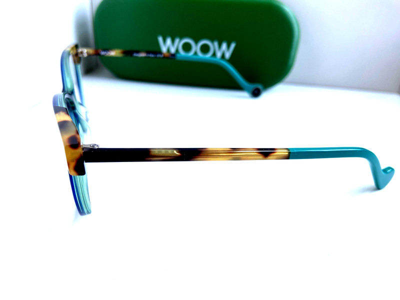 New WOOW Paris Say Yes 2 2694 53mm Blue Cat Eye Women's Eyeglasses Frame gallery