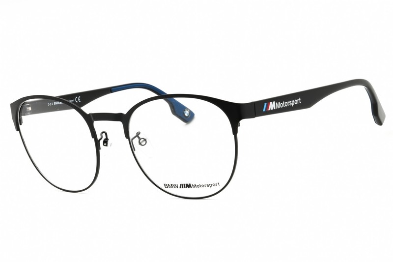 BMW BS5001-002-55 Eyeglasses Frame Size 55mm 21mm 145mm BLACK Men 889214212443