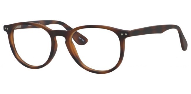 ENHANCE EN4008 UNISEX EYEGLASSES 49-18-140 MATTE TORTOISE WITH SOFT CASE