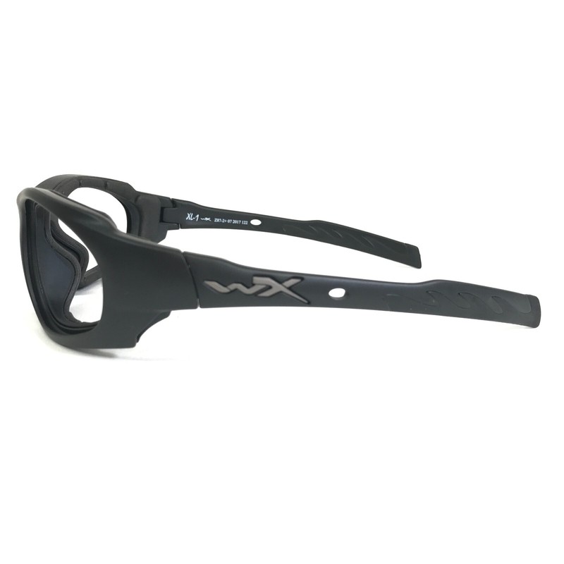 Wiley X Safety Eyeglasses Frames XL-1 07 Matte Black Wrap Z87-2+ 62-17-110 gallery