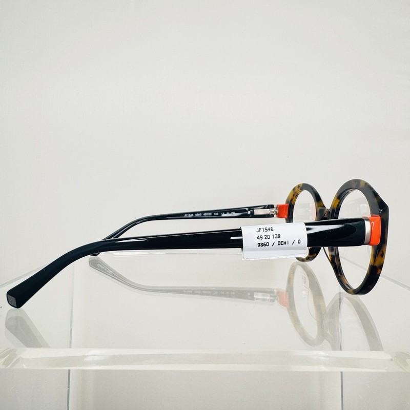 J.F. REY JF1546 MSRP $525 COLOR 9860 TORT ORANGE BLACK DESIGNER EYEGLASS FRAMES gallery